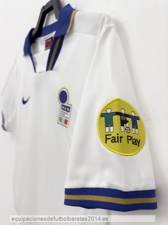 Nuevo 2ª Camiseta Italy Retro 1996 Blanco Baratas